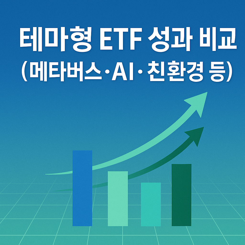 국내 테마형 ETF 성과 비교 (2025년) | 메타버스·AI·친환경 ETF 투자전략 총정리
